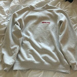 White Fox Oversized Crewneck